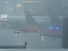 Roda Pendaratan Boeing 787 Ambruk di Frankfurt