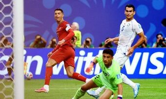Ronaldo Hati-Hati, Portugal Unggul 3-0 atas Uzbekistan
