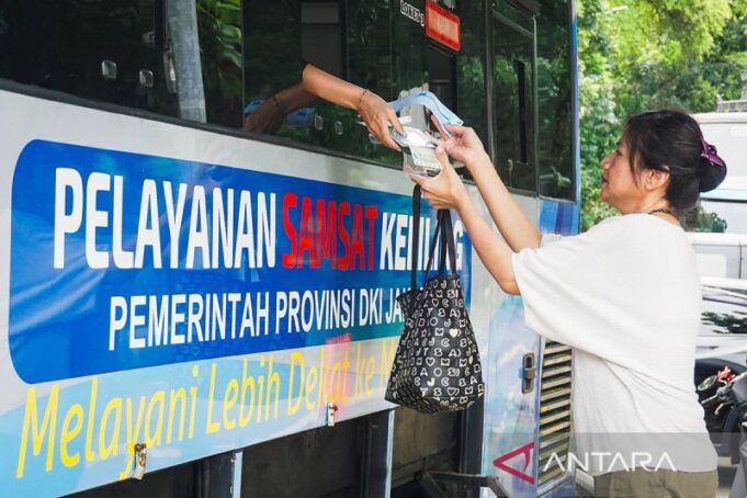 Samsat Keliling Buka di 14 Titik Jadetabek Hari Ini