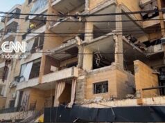Serangan Israel Hancurkan Permukiman di Pinggiran Beirut