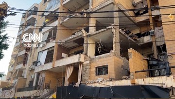 Serangan Israel Hancurkan Permukiman di Pinggiran Beirut
