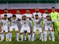 Timnas Iran Berlatih di Tengah Kawat Berduri dan Patroli Senapan
