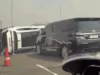 Tol Becakayu Diguncang Kecelakaan Beruntun, Delapan Terluka