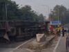 Truk Terguling di Tol Jagorawi, Arus Lalu Lintas Dialihkan