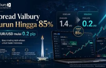 Valbury Tekan Biaya Trading, Spread EUR/USD Jadi 0,2 Pip