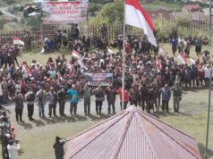 Kodim 1714/PJ, Polri Bersama Pemda Gelar Kirab Merah Putih: Bersatu Dalam Keberagaman, Berdaulat Dalam Persatuan Menjaga NKRI Harga Mati