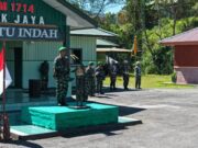 Kodim 1714/Puncak Jaya Gelar Korps Rapot Pindah Satuan dan Penerimaan Personel Baru