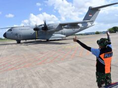 Menembus Jarak Demi Terangnya Negeri, Lanud Sjamsudin Noor Dukung Misi Airbus A-4002M TNI AU Percepat Pemulihan Kelistrikan Sumatera