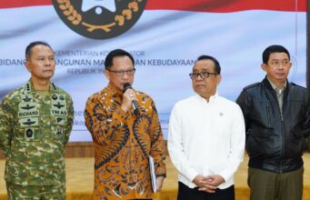 Wakil Ketua I Satgas PRR Letjen TNI Richard Tampubolon dampingi Ketua Satgas : Satgas PRR Minta K/L dan Pemda Tancap Gas Pemulihan Permanen