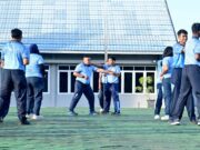 Perkuat Fisik, Mental, dan Kesiapsiagaan, Personel Lanud Sjamsudin Noor Asah Kemampuan Bela Diri Taktis