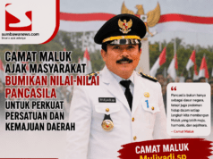 Camat Maluk Ajak Masyarakat Bumikan Nilai-Nilai Pancasila untuk Perkuat Persatuan dan Kemajuan Daerah