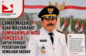 Camat Maluk Ajak Masyarakat Bumikan Nilai-Nilai Pancasila untuk Perkuat Persatuan dan Kemajuan Daerah