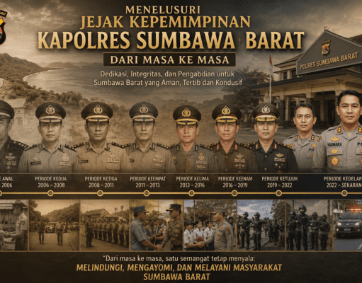 Menelusuri Jejak Kepemimpinan Kapolres Sumbawa Barat dari Masa ke Masa
