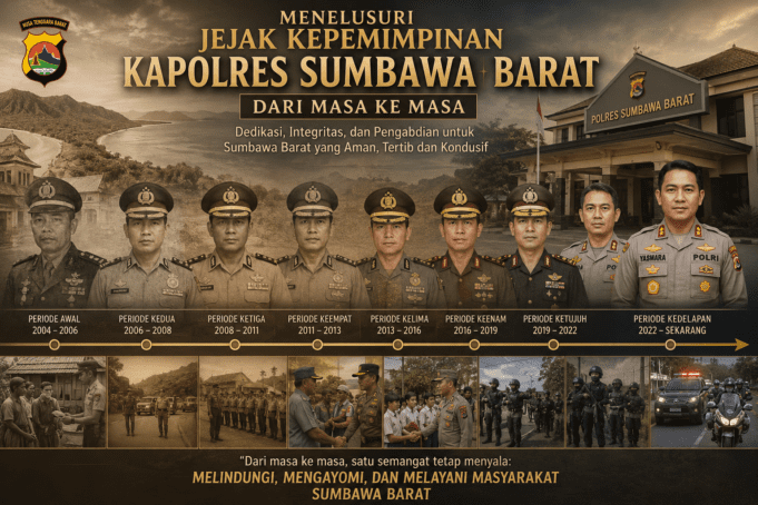 Menelusuri Jejak Kepemimpinan Kapolres Sumbawa Barat dari Masa ke Masa