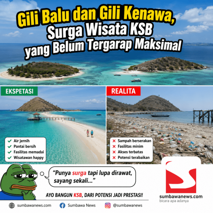 Gili Balu dan Gili Kenawa, Surga Wisata KSB yang Belum Tergarap Maksimal