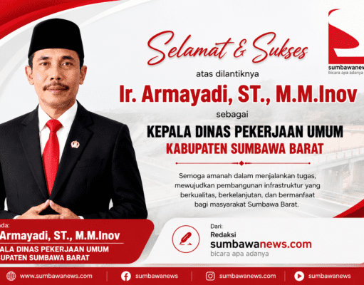 Armayadi Resmi Dilantik, Nahkodai Dinas PUPR Kabupaten Sumbawa Barat
