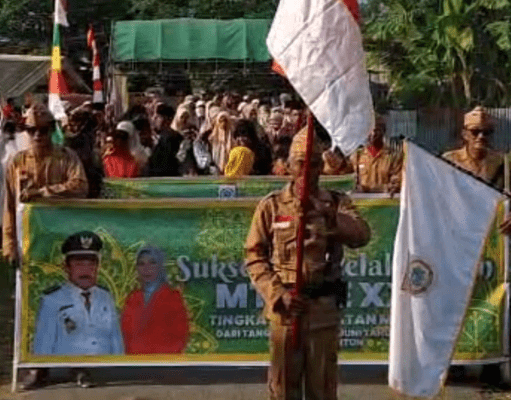 Pawai Ta’aruf MTQ ke-XXII Tingkat Kecamatan Maluk Berlangsung Semarak