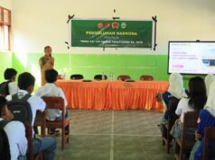 Selamatkan Masa Depan Bangsa, Satgas TMMD ke-129 Kodim 1505/Tidore Gelar Penyuluhan Bahaya Narkoba