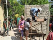 Panas Menyengat, Semangat Tak Padam, Satgas TMMD dan Warga Kebut Pembangunan MCK