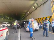 4 Mobil Tabrakan Beruntun di Tol JORR, Tak Ada Korban Jiwa