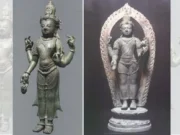 AS Kembalikan Dua Arca Buddha Abad ke-8 dari Indonesia