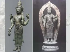 AS Kembalikan Dua Arca Buddha Abad ke-8 dari Indonesia