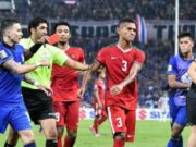 Abduh Lestaluhu Tendang Bola ke Bench Thailand di Final Piala AFF 2016
