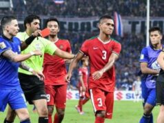 Abduh Lestaluhu Tendang Bola ke Bench Thailand di Final Piala AFF 2016