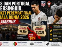 Amerika Serikat dan Portugal Tersingkir, Harga Tiket Perempat Final Piala Dunia 2026 Anjlok Drastis