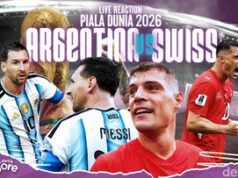 Argentina Lawan Swiss di Perempat Final Piala Dunia 2026