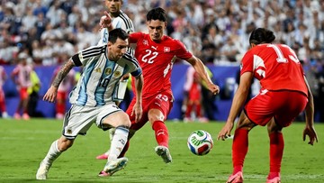 Argentina vs Swiss Masih Imbang 1-1 di Babak Pertama Extra Time