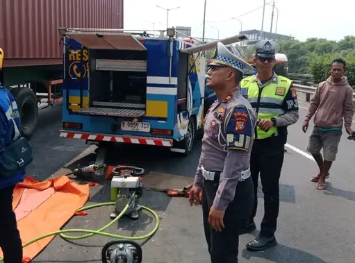 Arus Lalu Lintas di Tol JORR Kembali Normal Usai Tabrakan Beruntun