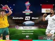 Australia dan Mesir Bertemu di 32 Besar Piala Dunia 2026 dengan Skuad Terkuat