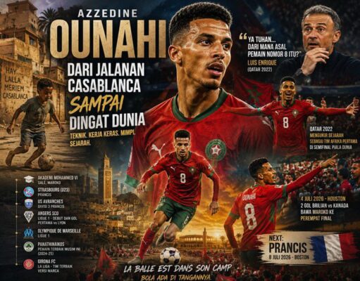 Azzedine Ounahi, Dari Jalanan Casablanca Menuju Puncak Dunia