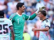 Belgia Hajar AS 4-1, Courtois Geram Dicap Lemah