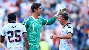 Belgia Hajar AS 4-1, Courtois Geram Dicap Lemah