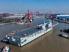 China Bangun Kapal Logistik Militer Terbesar di Dunia, Lebih Panjang dari Kapal AS
