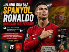 Cristiano Ronaldo Tegaskan Belum Ingin Pensiun Jelang Lawan Spanyol