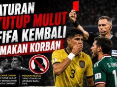 FIFA Tegaskan Larangan Tutup Mulut, Hincapie Kena Kartu Merah