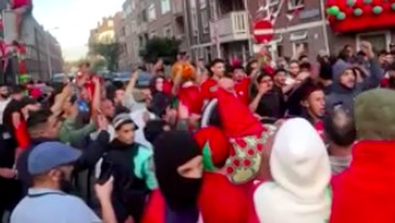 Fans-Maroko-Rusuh-di-Den-Haag-Usai-Kalahkan-Belanda-Sejumlah-Orang-Ditangkap