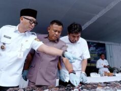 Gubernur Lampung Hadiri Pemusnahan Narkoba dan Senjata Api Ilegal