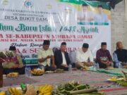 Kasat Pol PP KSB H. Syarifuddin, Kawal Bupati Hadiri Pergelaran Malam 1 Suro di Bukit Damai