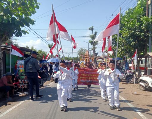 Meriah Polll, Pemerintah Desa Tembokrejo Gelar Karnaval Peringati HUT RI Ke- 81