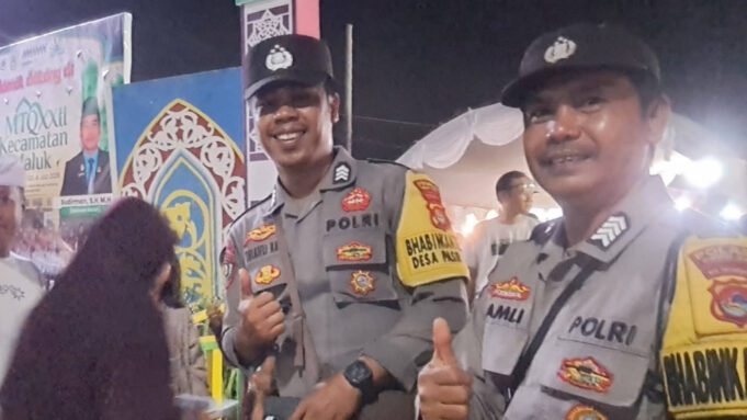 Polsek Maluk Turunkan Personel, Amankan Penutupan MTQ XXII Tingkat Kecamatan Maluk Berjalan Aman dan Lancar