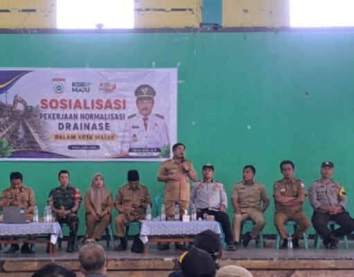 Normalisasi Drainase Jalan Utama Kota Maluk Segera Dimulai, Kecamatan Maluk Gelar Sosialisasi