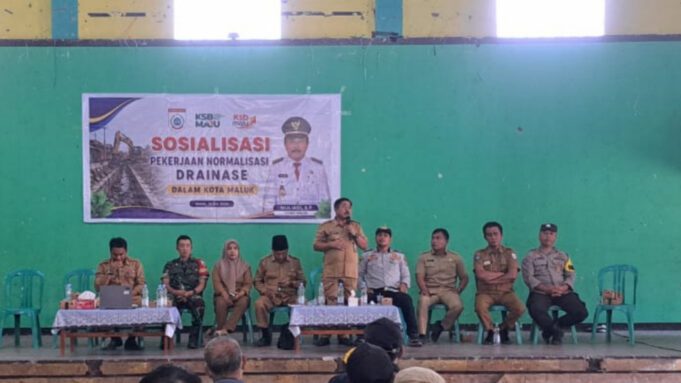 Normalisasi Drainase Jalan Utama Kota Maluk Segera Dimulai, Kecamatan Maluk Gelar Sosialisasi