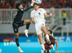 Indonesia Hajar Kamboja 5-1, Mitchell Baker Hat-trick di Piala AFF 2026