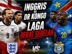 Inggris Hadapi DR Kongo di 32 Besar Piala Dunia 2026 dengan Beban Ekspektasi