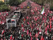 Jutaan Warga Iran Antarkan Khamenei ke Peristirahatan Terakhir