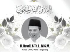 Ketua DPRD Tangerang Rusdi Meninggal Dunia